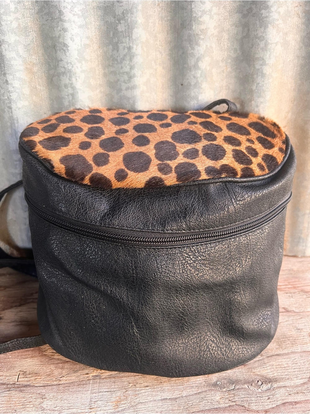 vintage Jennifer Moore barrel bucket bag